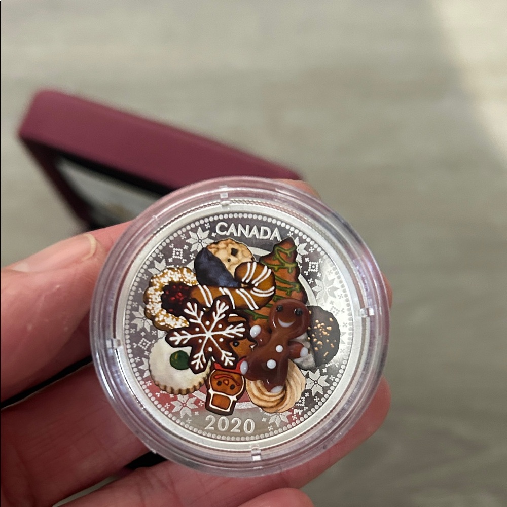 Royal Canadian Mint $20 Fine Silver Holiday Cookie Coin